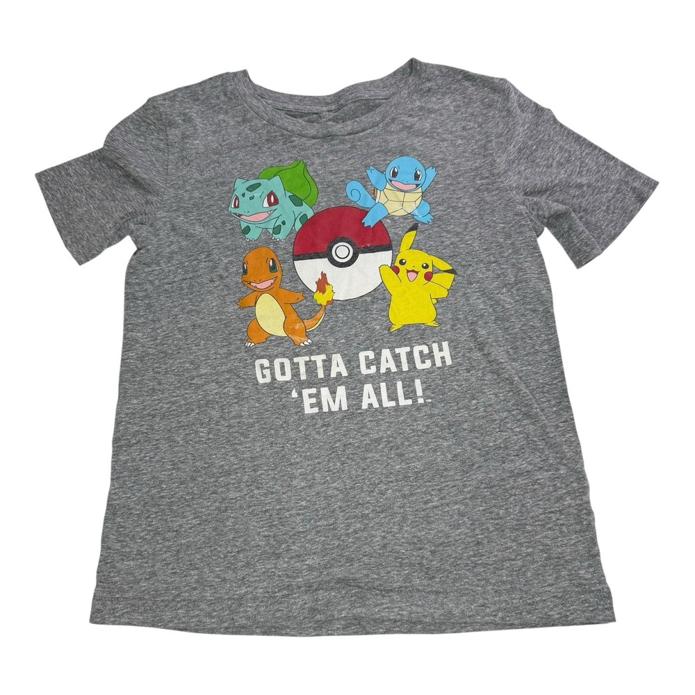 Pokémon Jumping Beans Boys Size 7 Gotta Catch Em All Pikachu Graphic T-Shirt
